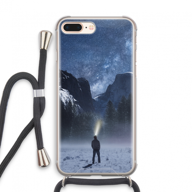 Wanderlust: iPhone 7 PLUS Transparant Hoesje met koord