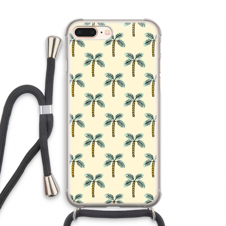 Paradise: iPhone 7 PLUS Transparant Hoesje met koord