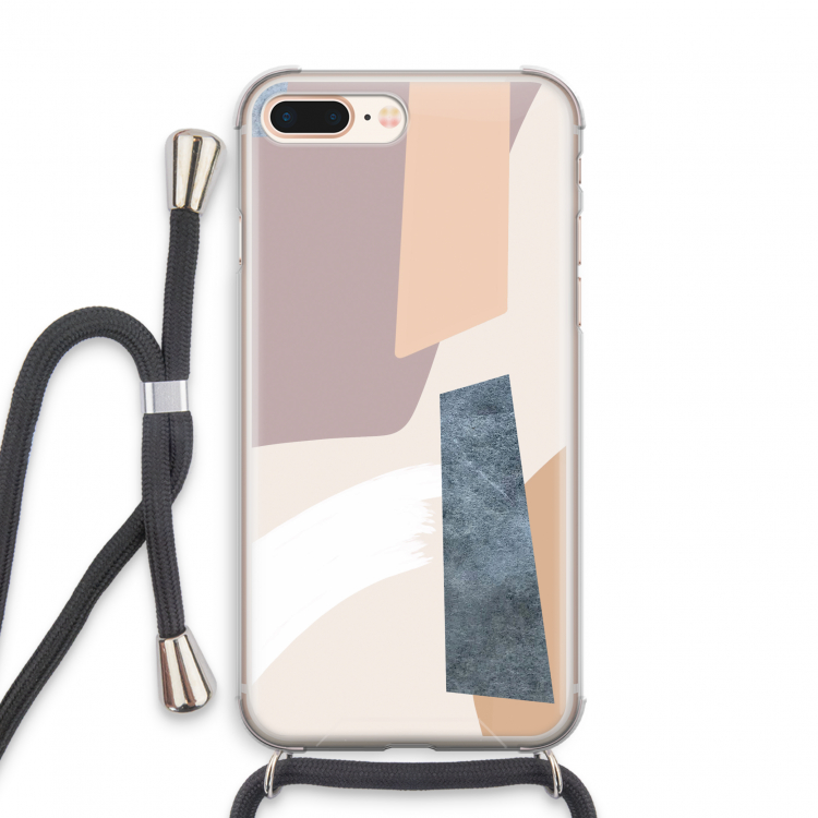 Luca: iPhone 7 PLUS Transparant Hoesje met koord