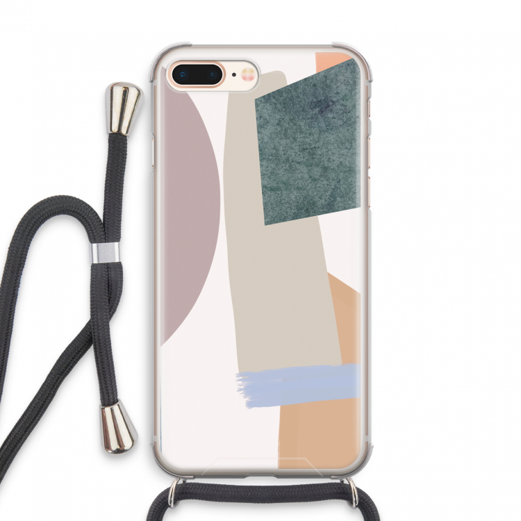 Lindo: iPhone 7 PLUS Transparant Hoesje met koord