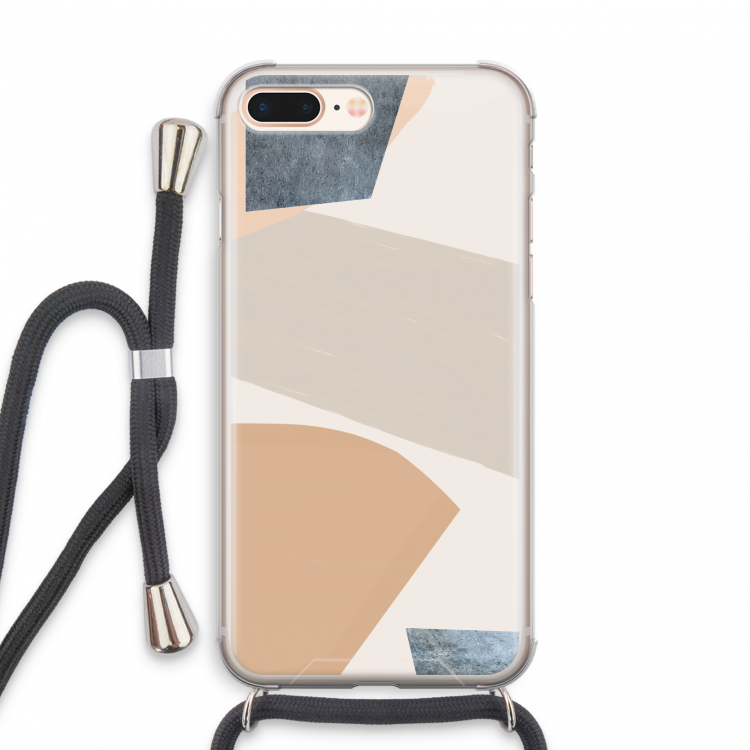 Formo: iPhone 7 PLUS Transparant Hoesje met koord
