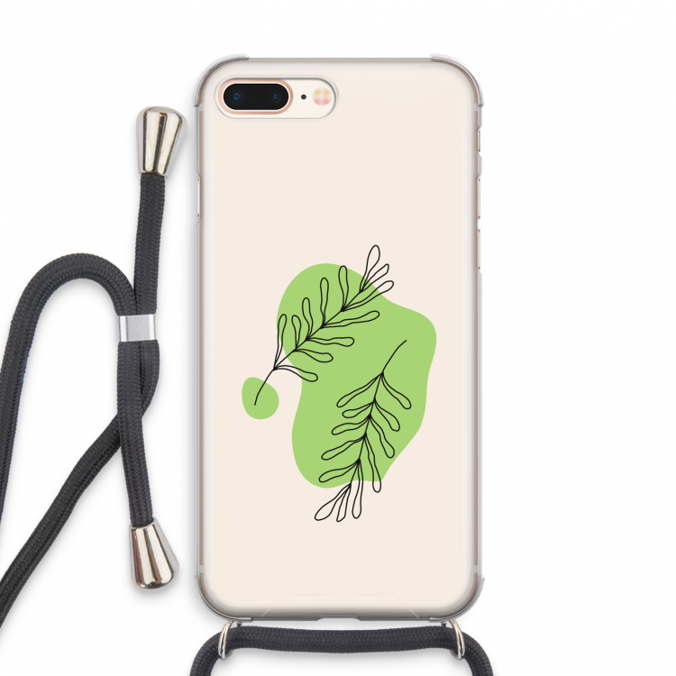 Beleaf in you: iPhone 7 PLUS Transparant Hoesje met koord