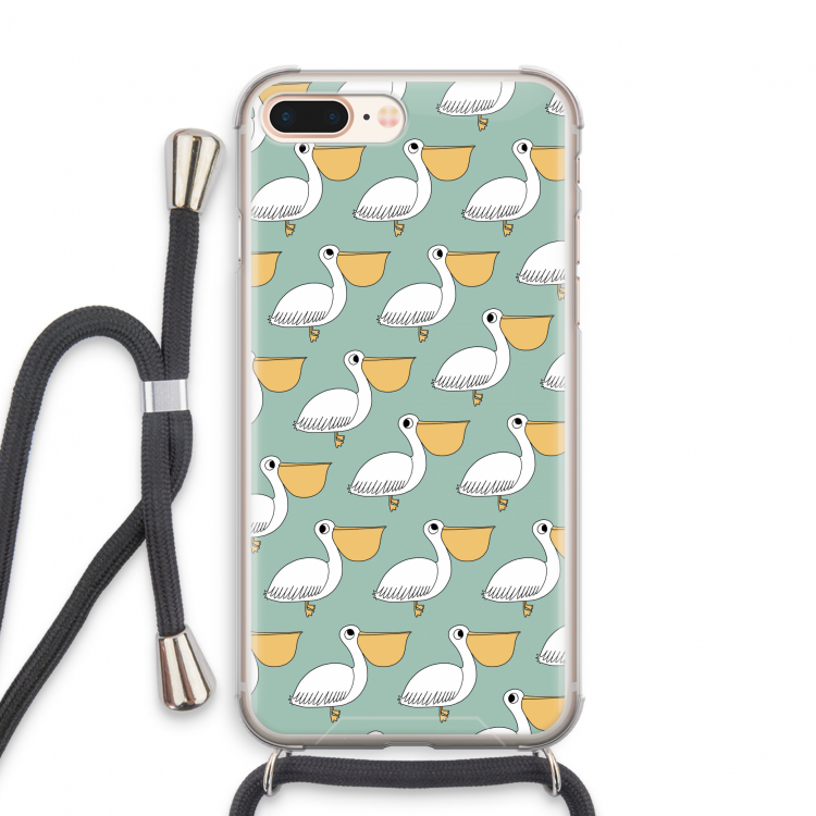 Pelican: iPhone 7 PLUS Transparant Hoesje met koord