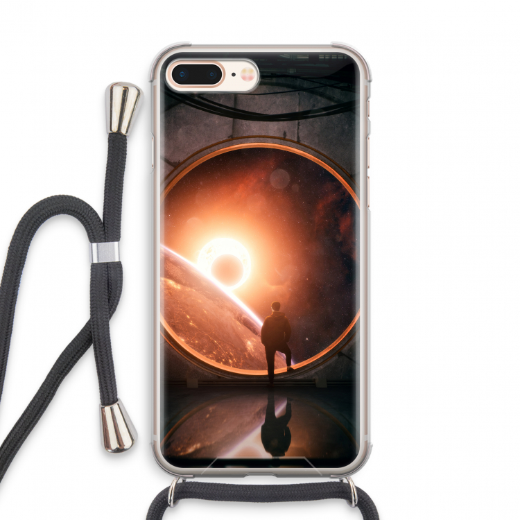 Ephemeral: iPhone 7 PLUS Transparant Hoesje met koord
