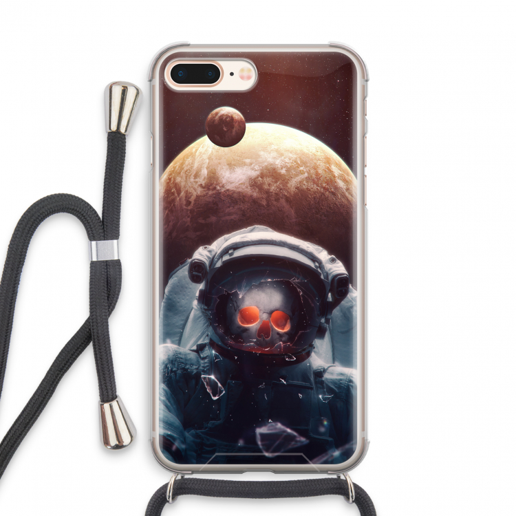 Voyager: iPhone 7 PLUS Transparant Hoesje met koord