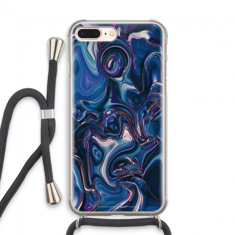 Mirrored Mirage: iPhone 7 PLUS Transparant Hoesje met koord
