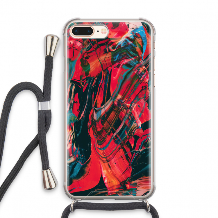 Endless Descent: iPhone 7 PLUS Transparant Hoesje met koord