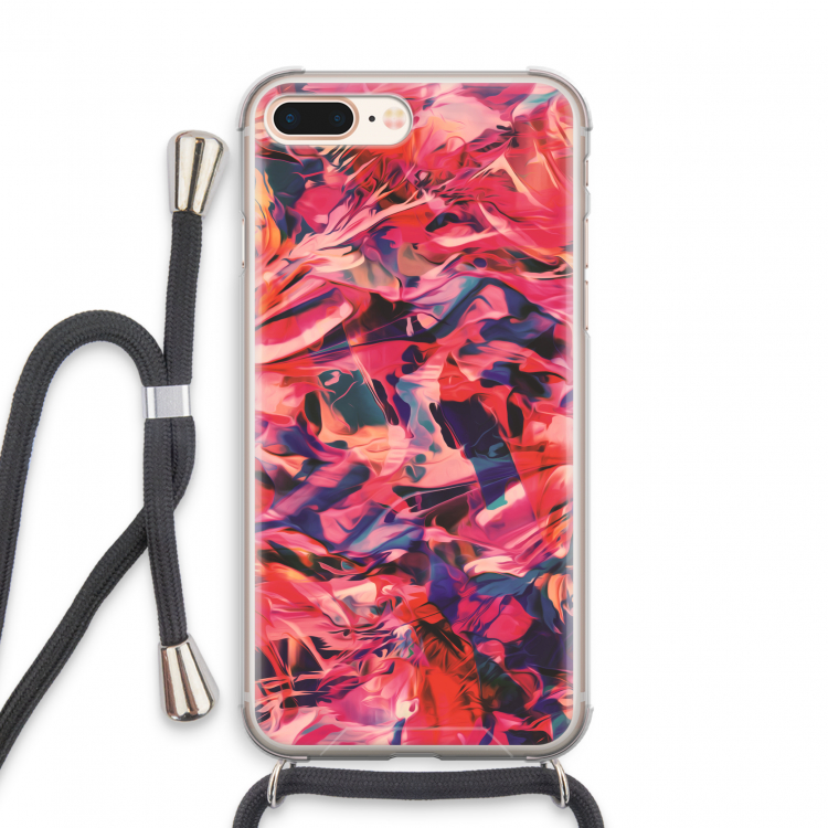 California: iPhone 7 PLUS Transparant Hoesje met koord