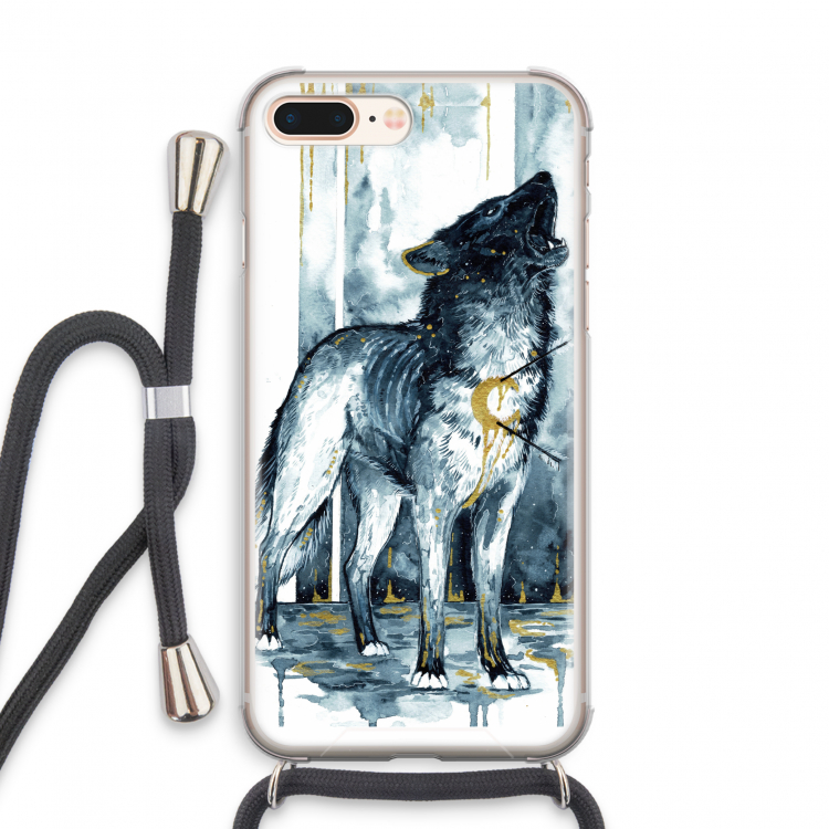 Bleeding Soul: iPhone 7 PLUS Transparant Hoesje met koord
