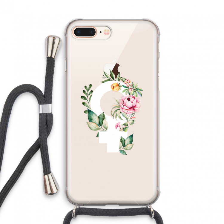 Venus: iPhone 7 PLUS Transparant Hoesje met koord