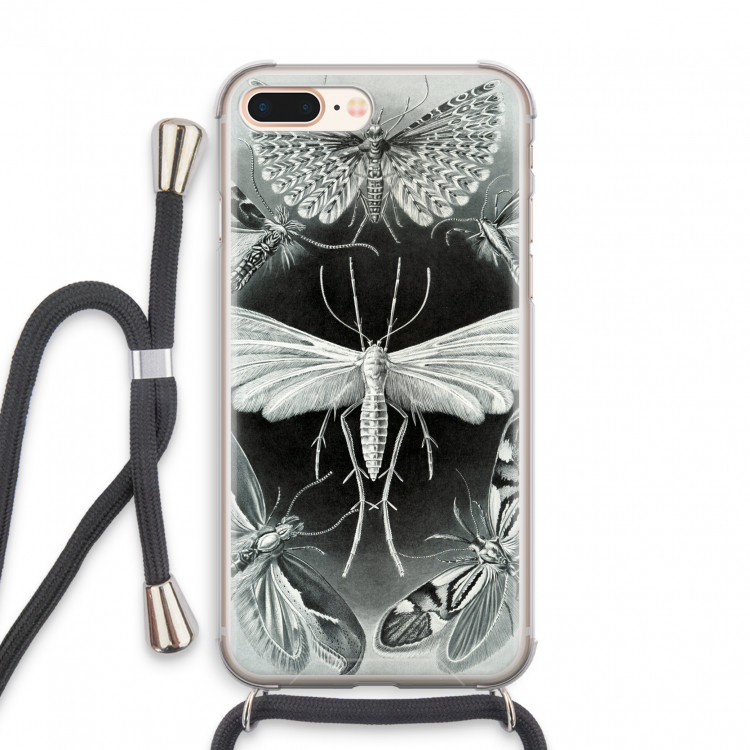Haeckel Tineida: iPhone 7 PLUS Transparant Hoesje met koord