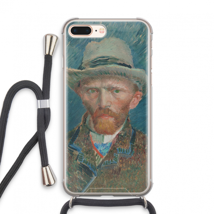 Van Gogh: iPhone 7 PLUS Transparant Hoesje met koord