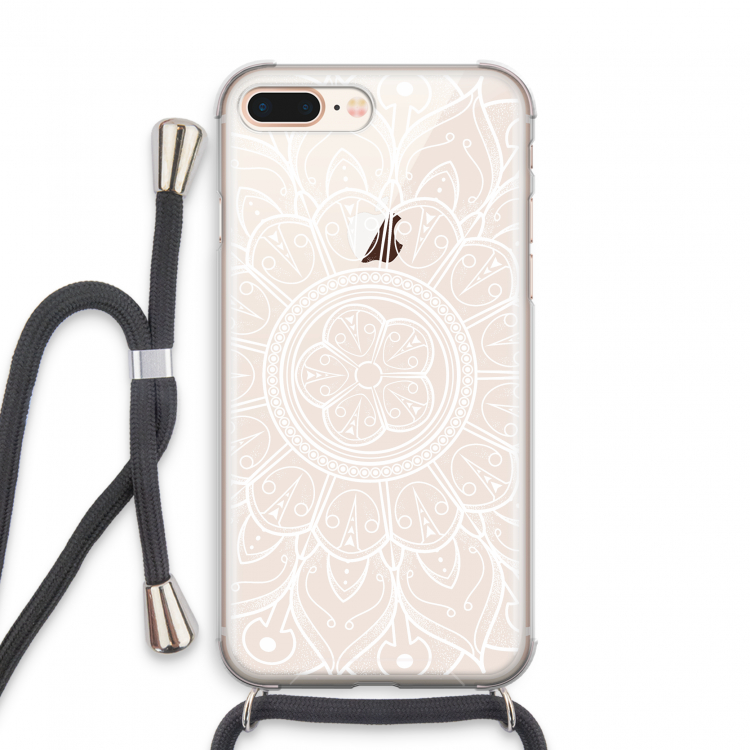 Roses Are Red: iPhone 7 PLUS Transparant Hoesje met koord