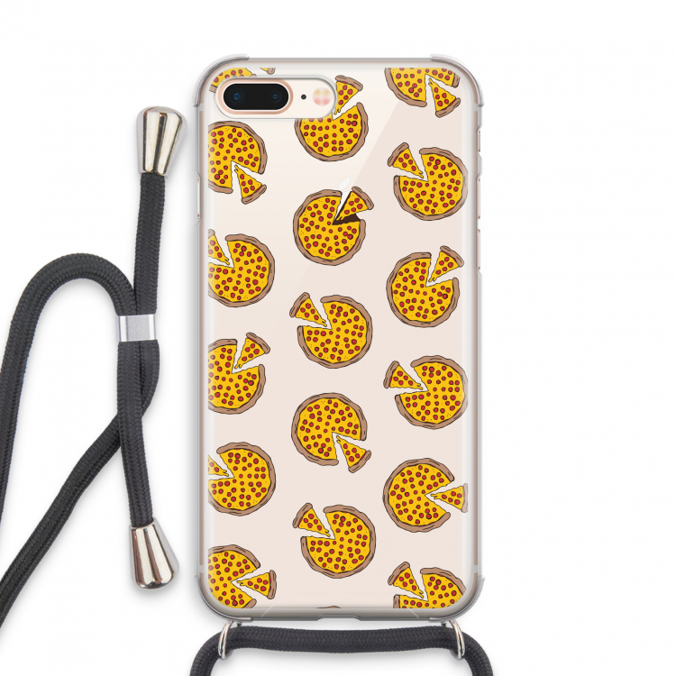 You Had Me At Pizza: iPhone 7 PLUS Transparant Hoesje met koord