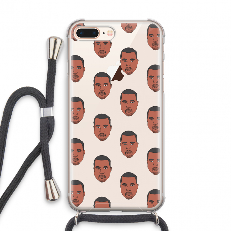 Kanye Call Me?: iPhone 7 PLUS Transparant Hoesje met koord
