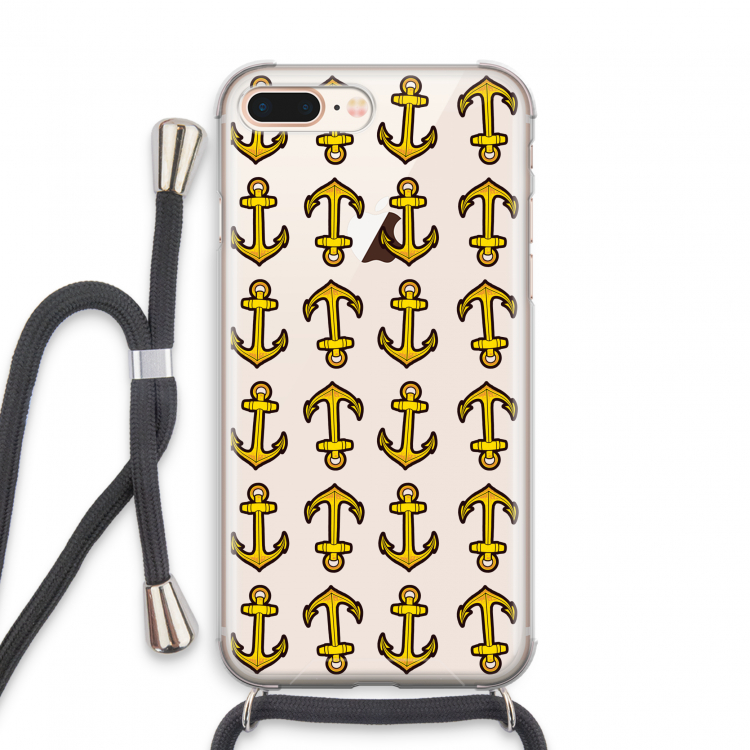 Musketon Anchor: iPhone 7 PLUS Transparant Hoesje met koord