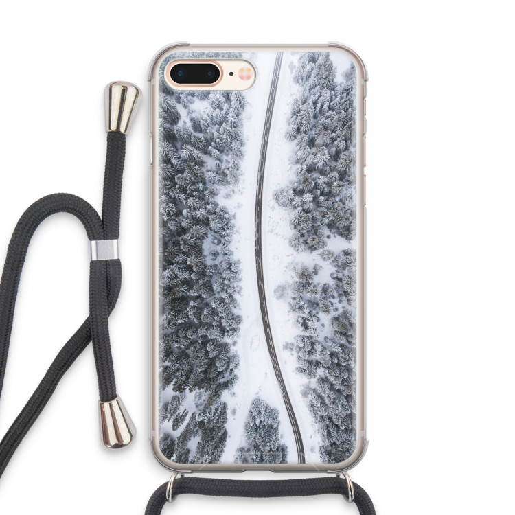 Snøfall: iPhone 7 PLUS Transparant Hoesje met koord