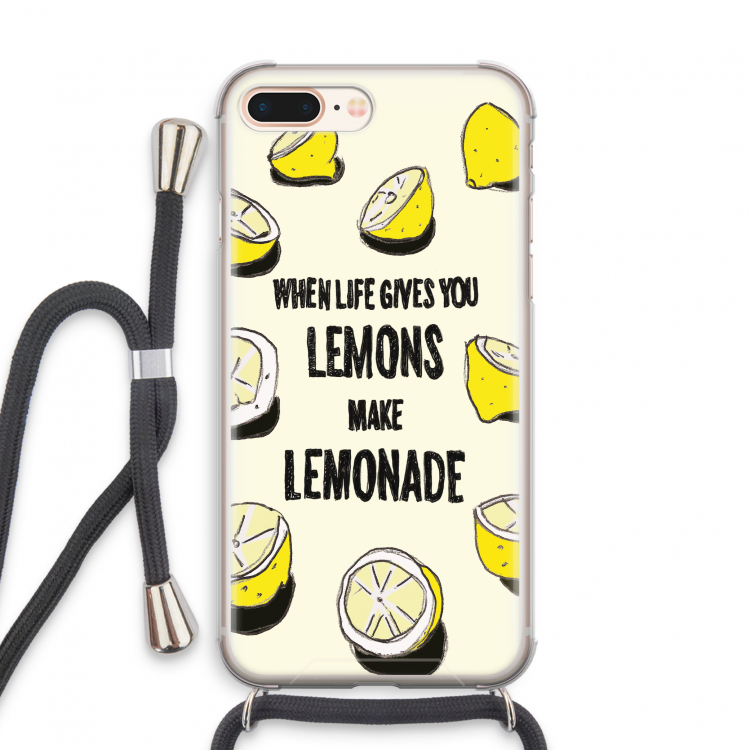 Lemonade: iPhone 7 PLUS Transparant Hoesje met koord
