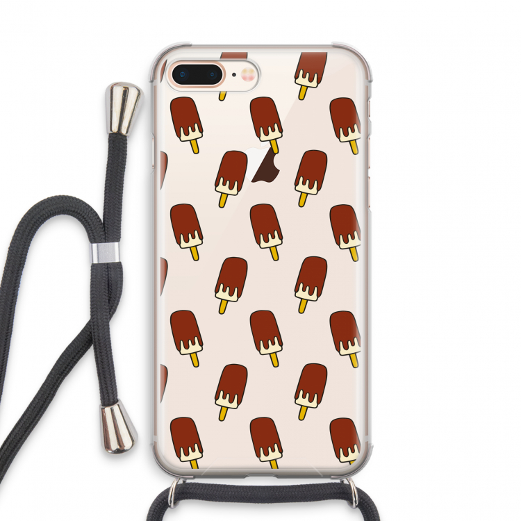 Yummy: iPhone 7 PLUS Transparant Hoesje met koord