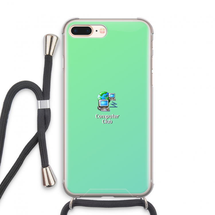 Win98: iPhone 7 PLUS Transparant Hoesje met koord