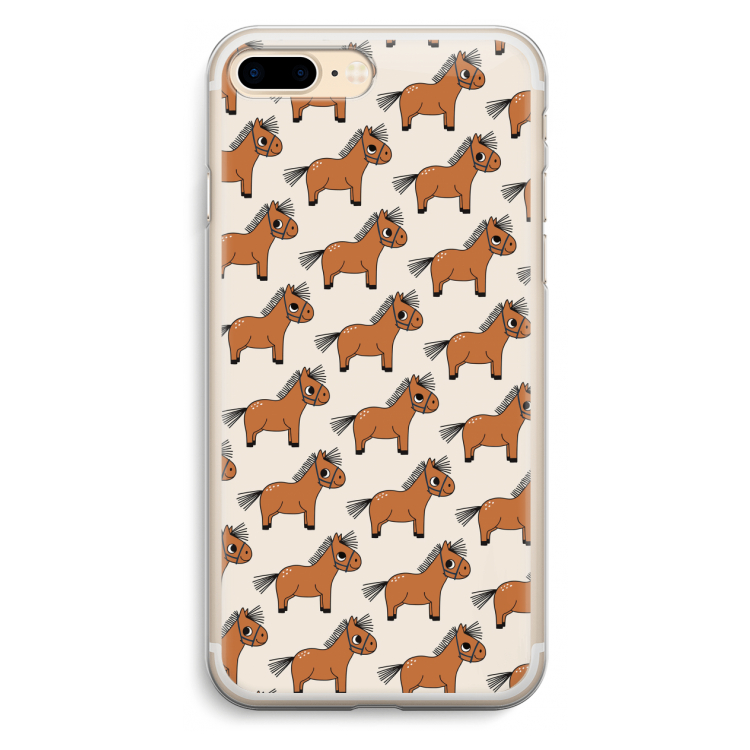 Pony: iPhone 7 Plus Transparant Hoesje