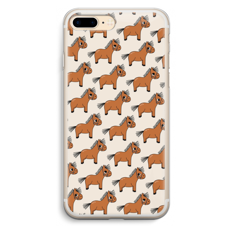 Pony: iPhone 7 Plus Transparant Hoesje