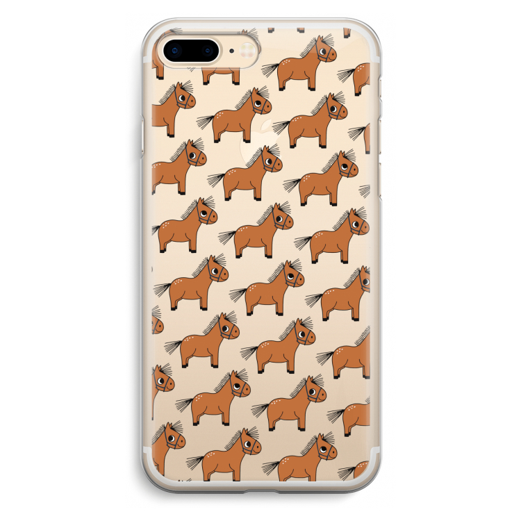 Pony: iPhone 7 Plus Transparant Hoesje