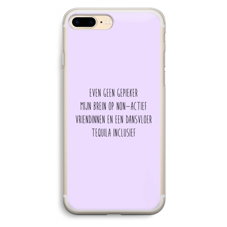 Tequila: iPhone 7 Plus Transparant Hoesje