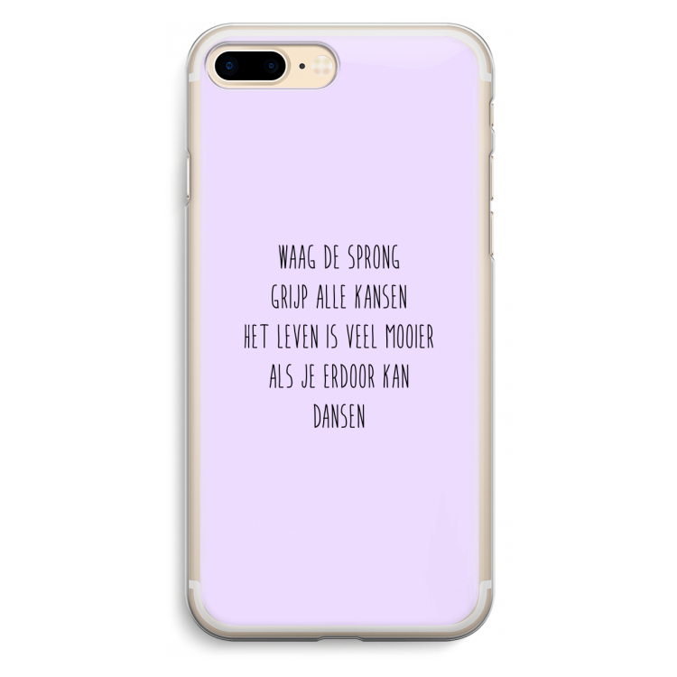 Sprong: iPhone 7 Plus Transparant Hoesje