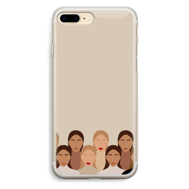Girls girls girls: iPhone 7 Plus Transparant Hoesje