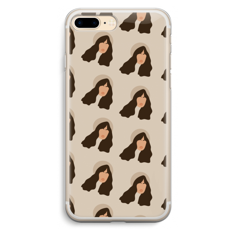 Bonjour mon amour: iPhone 7 Plus Transparant Hoesje