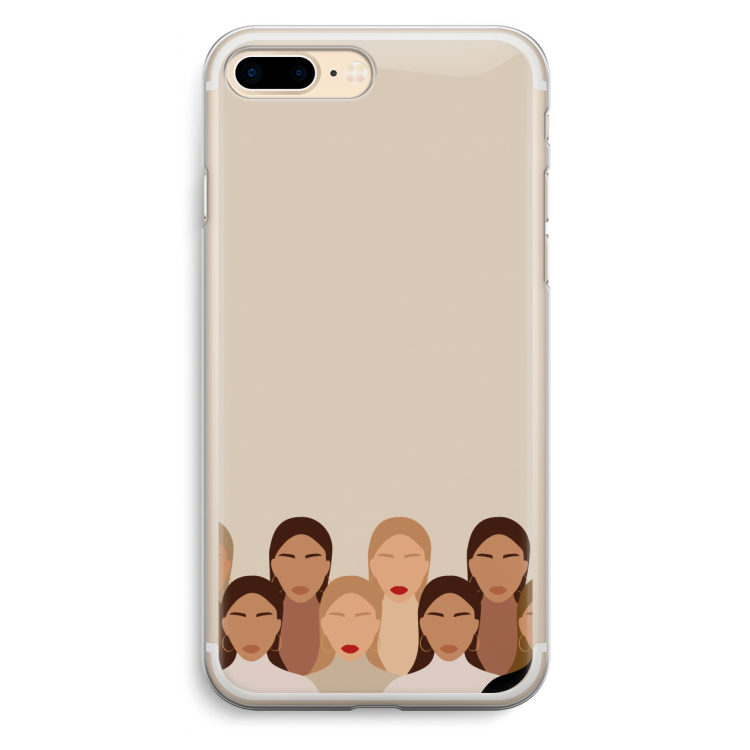 Girls girls girls: iPhone 7 Plus Transparant Hoesje