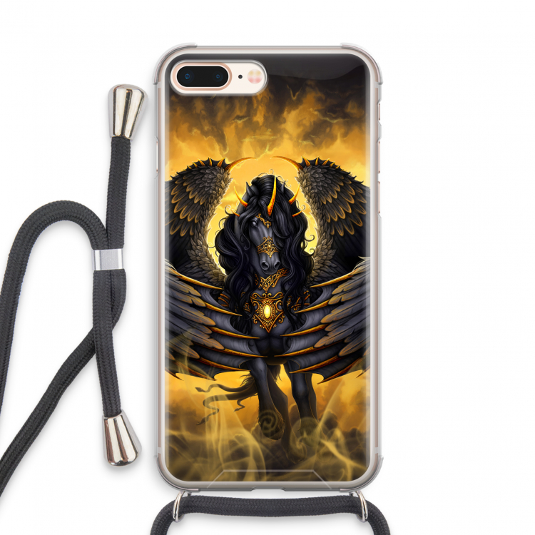 Pegasus: iPhone 7 PLUS Transparant Hoesje met koord