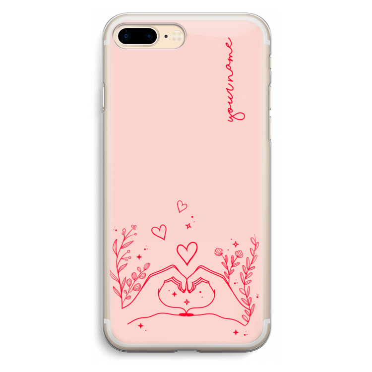 Love is in the air: iPhone 7 Plus Transparant Hoesje