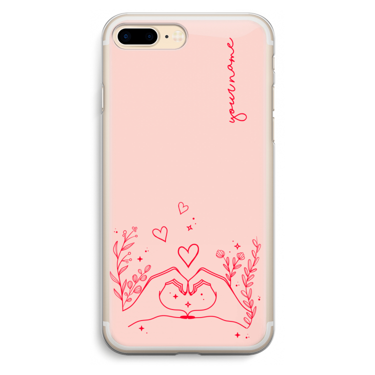 Love is in the air: iPhone 7 Plus Transparant Hoesje