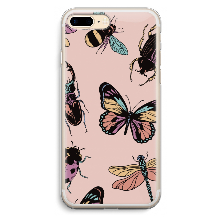 Tiny Bugs: iPhone 7 Plus Transparant Hoesje
