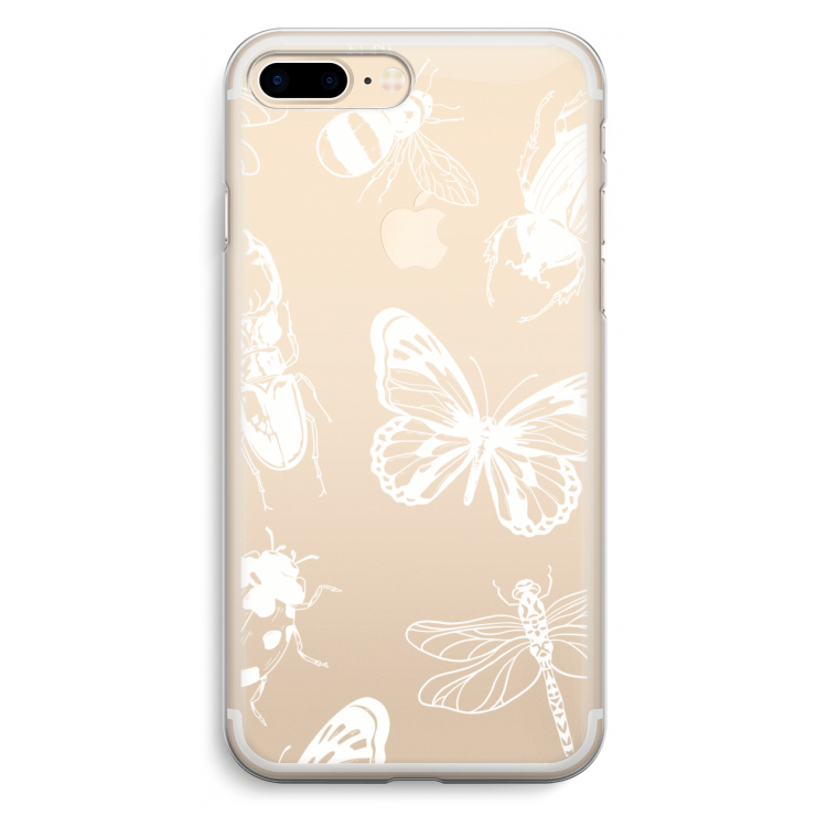 Tiny Bugs: iPhone 7 Plus Transparant Hoesje