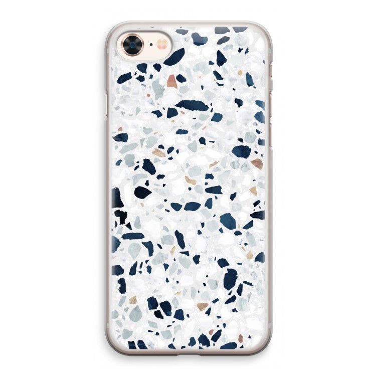 Terrazzo N°1: iPhone 8 Transparant Hoesje