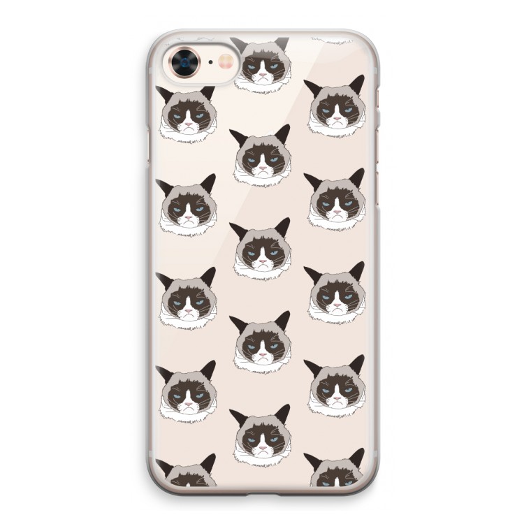 It's a Purrr Case: iPhone 8 Transparant Hoesje