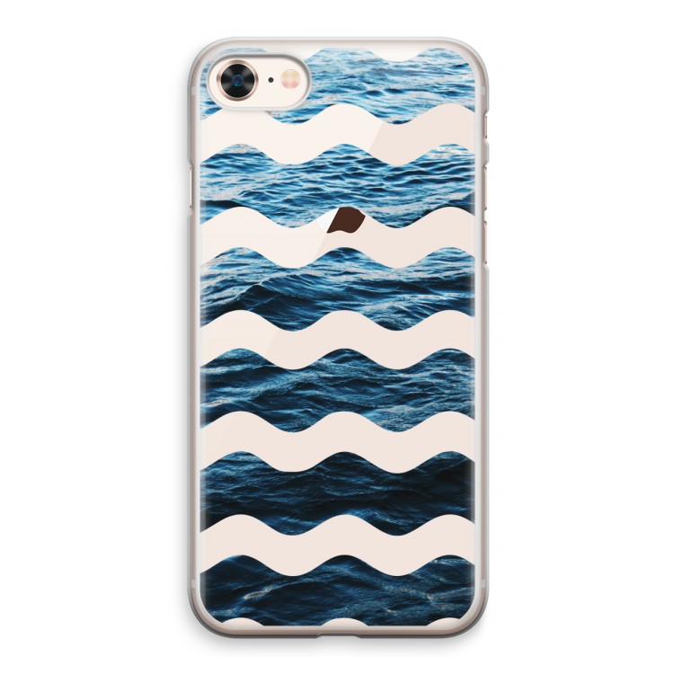 Oceaan: iPhone 8 Transparant Hoesje