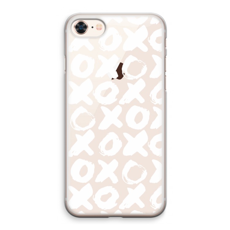 XOXO: iPhone 8 Transparant Hoesje