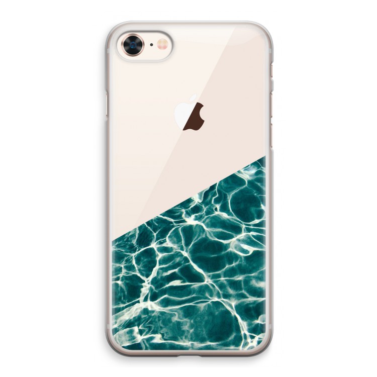 Weerkaatsing water: iPhone 8 Transparant Hoesje