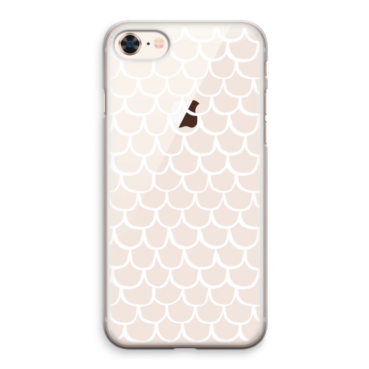 Dakpannetjes: iPhone 8 Transparant Hoesje