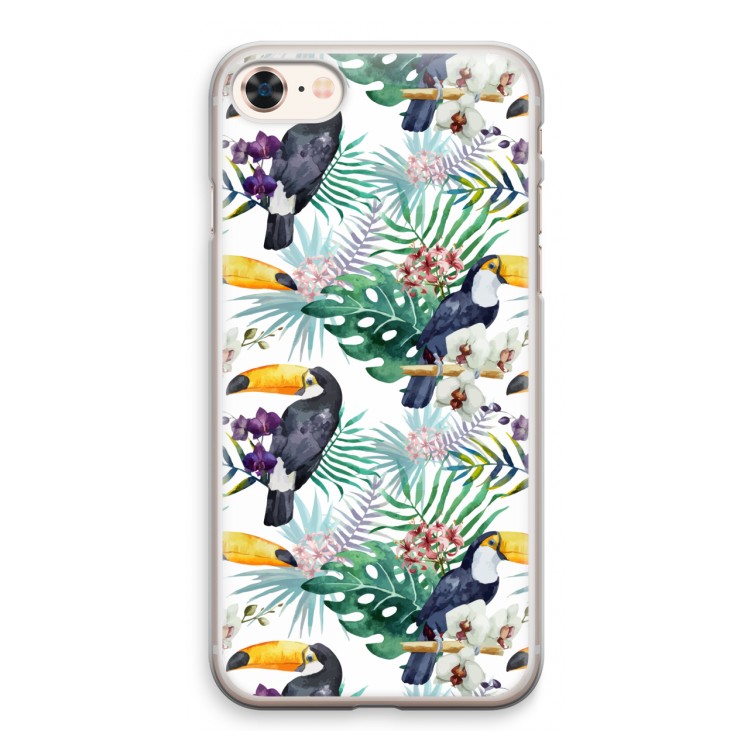 Tukans: iPhone 8 Transparant Hoesje