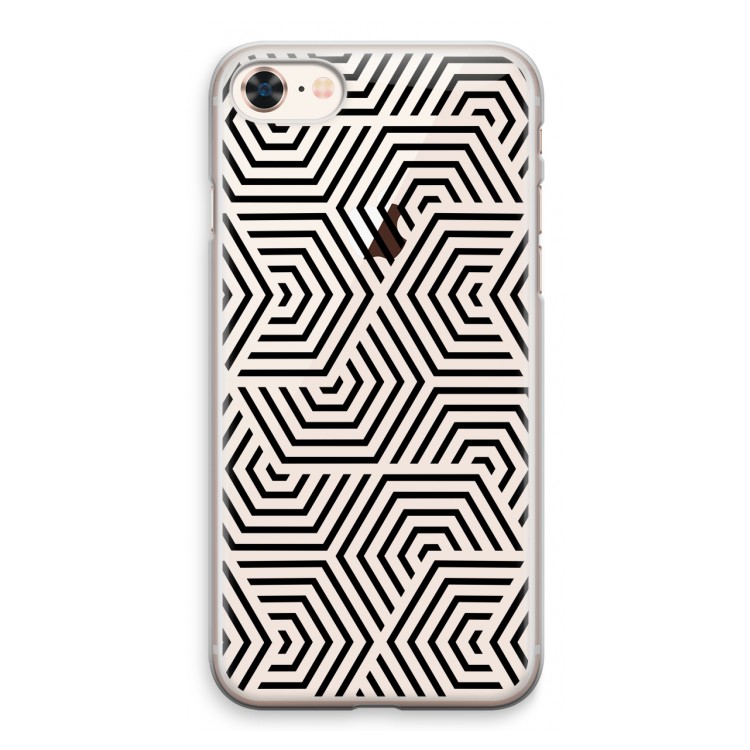 Magic pattern: iPhone 8 Transparant Hoesje