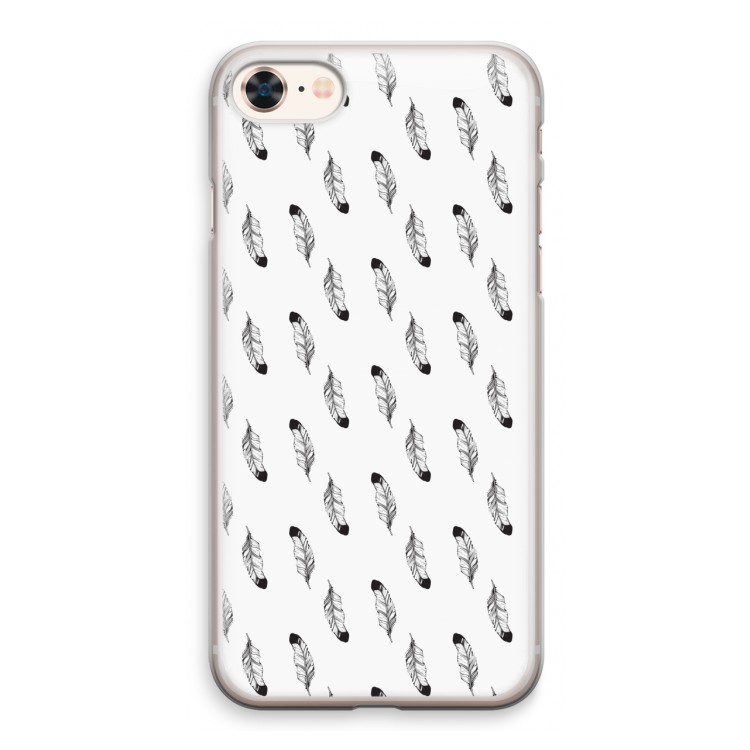 Pluimen: iPhone 8 Transparant Hoesje