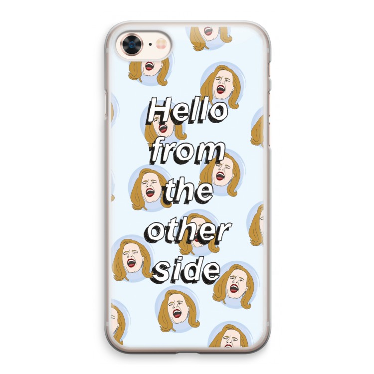 Hello: iPhone 8 Transparant Hoesje