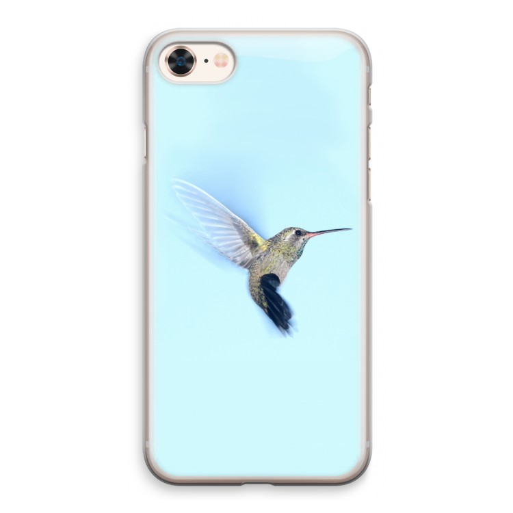 Kolibri: iPhone 8 Transparant Hoesje