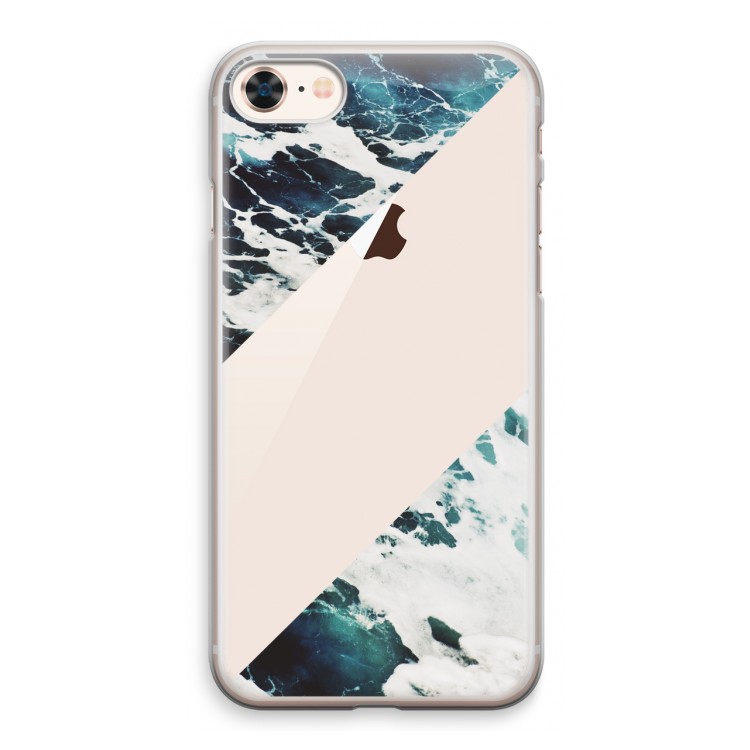 Golven: iPhone 8 Transparant Hoesje