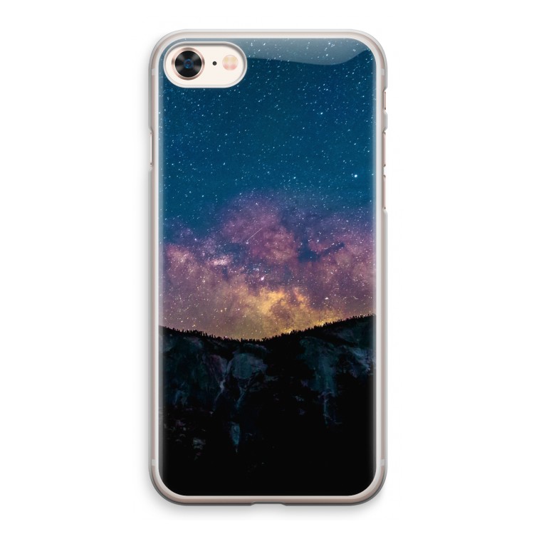 Travel to space: iPhone 8 Transparant Hoesje